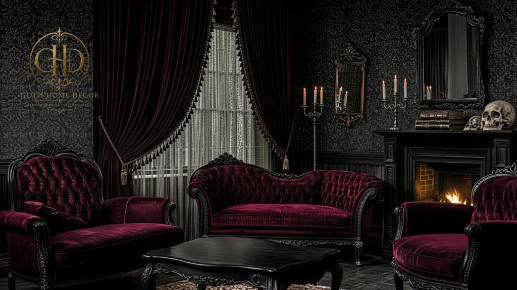 Goth Home Decor Ideas for Dark Romantic Rooms