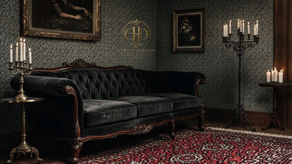 Goth Home Decor Ideas for Dark and Elegant Interiors