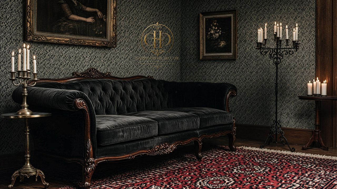 Goth Home Decor Ideas for Dark and Elegant Interiors