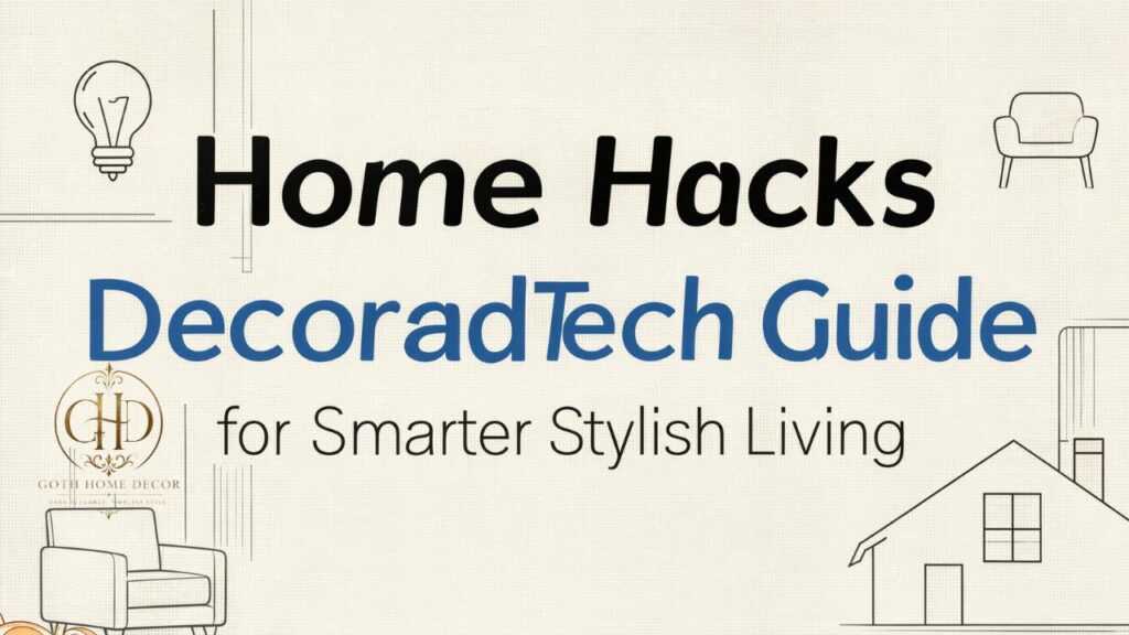 Home Hacks DecoradTech Guide for Smarter Stylish Living