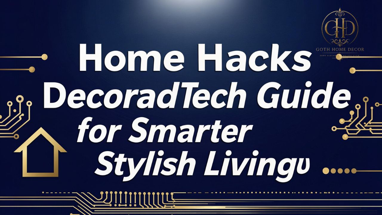 Home Hacks DecoradTech Guide for Smarter Stylish Living