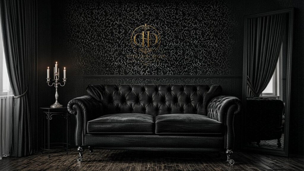 Modern Goth Home Decorating Ideas for Dark Elegant Rooms