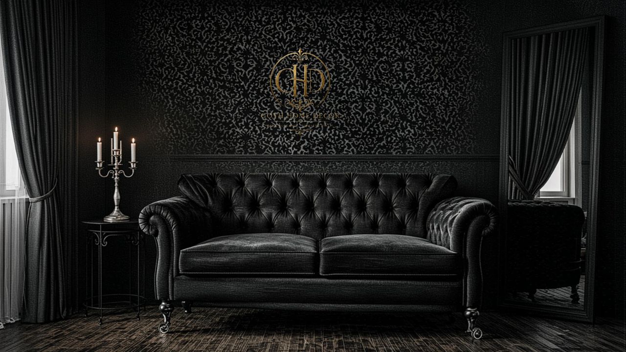 Modern Goth Home Decorating Ideas for Dark Elegant Rooms